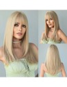 Peruca Naturala CAMILE Blond Platinat