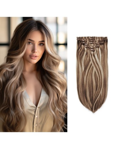 Extensii Par Rusesc Clip On Suvitat 8/Silver Extensii Par Rusesc Clip On Suvitat 8/Silver