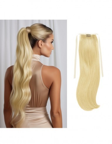 Extensii Coada Par Rusesc Blond Auriu 22