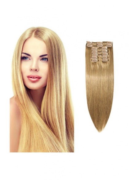 Extensii Clip On Lux Blond Sampanie 12