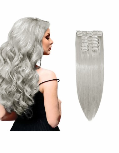 Extensii Clip On Lux Silver Gray